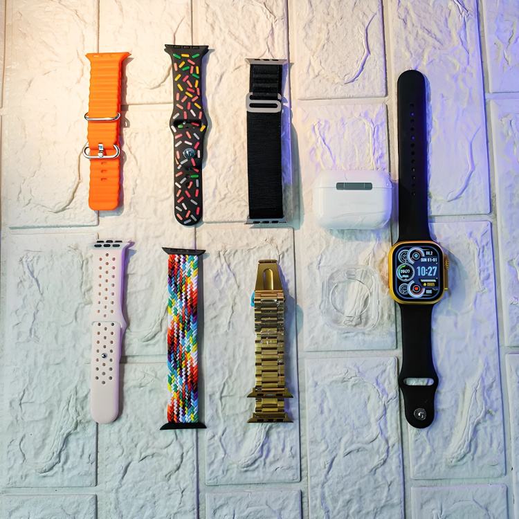 10 in 1 Set Ultra 2 Smart Bluetooth Calling Smart watch- AZ028 - Image 2