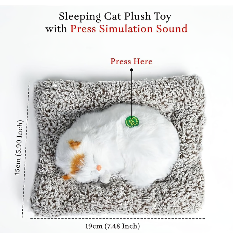 Sleeping cat Orange and white cat - AZ062 - Image 2