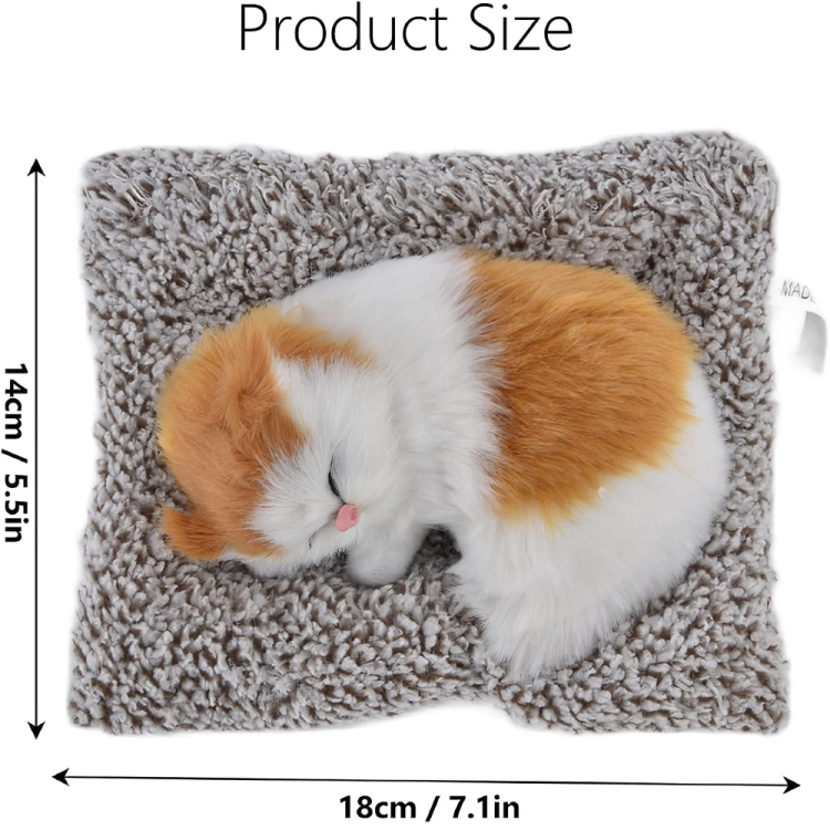 Sleeping cat orange and white cat - AZ065 - Image 3