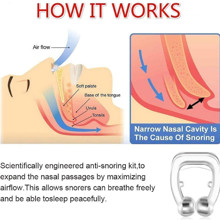 Anti-Snoring Nose Clip - AZ004 - Image 5