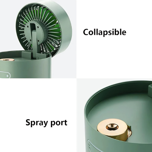 Mini Desktop Cooling Fan with Humidifier Spray - AZ055 - Image 6