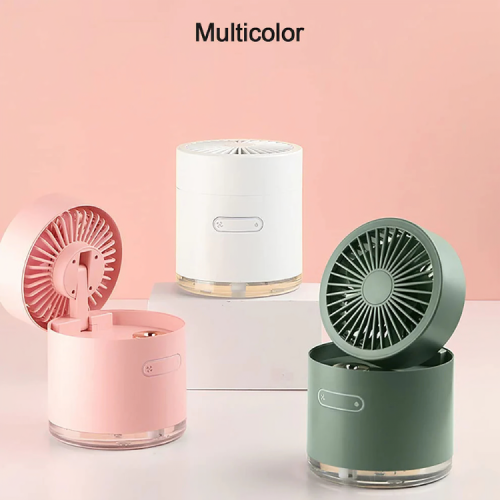 Mini Desktop Cooling Fan with Humidifier Spray - AZ055 - Image 4