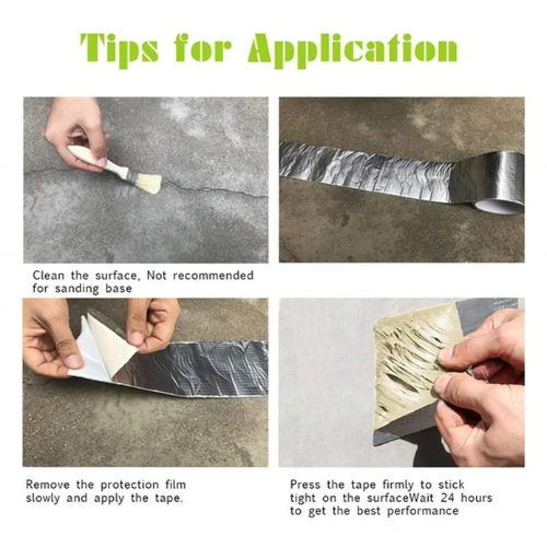 Self-Adhesive Heat-Resistant Aluminum Foil Tape - AZ068 - Image 6