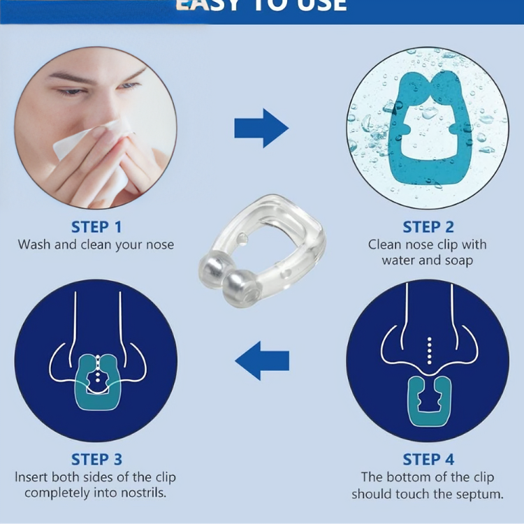 Anti-Snoring Nose Clip - AZ004 - Image 7